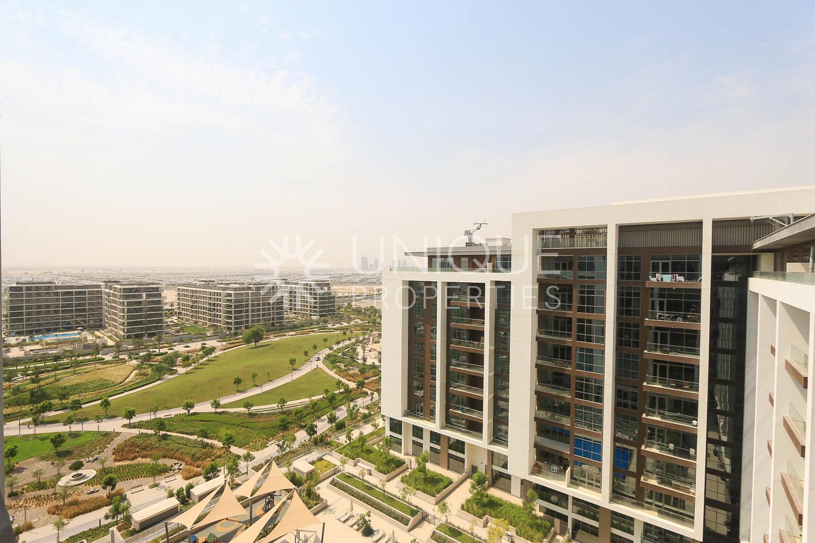 Unfurnished | Park + Pool View | 2 Bedroom