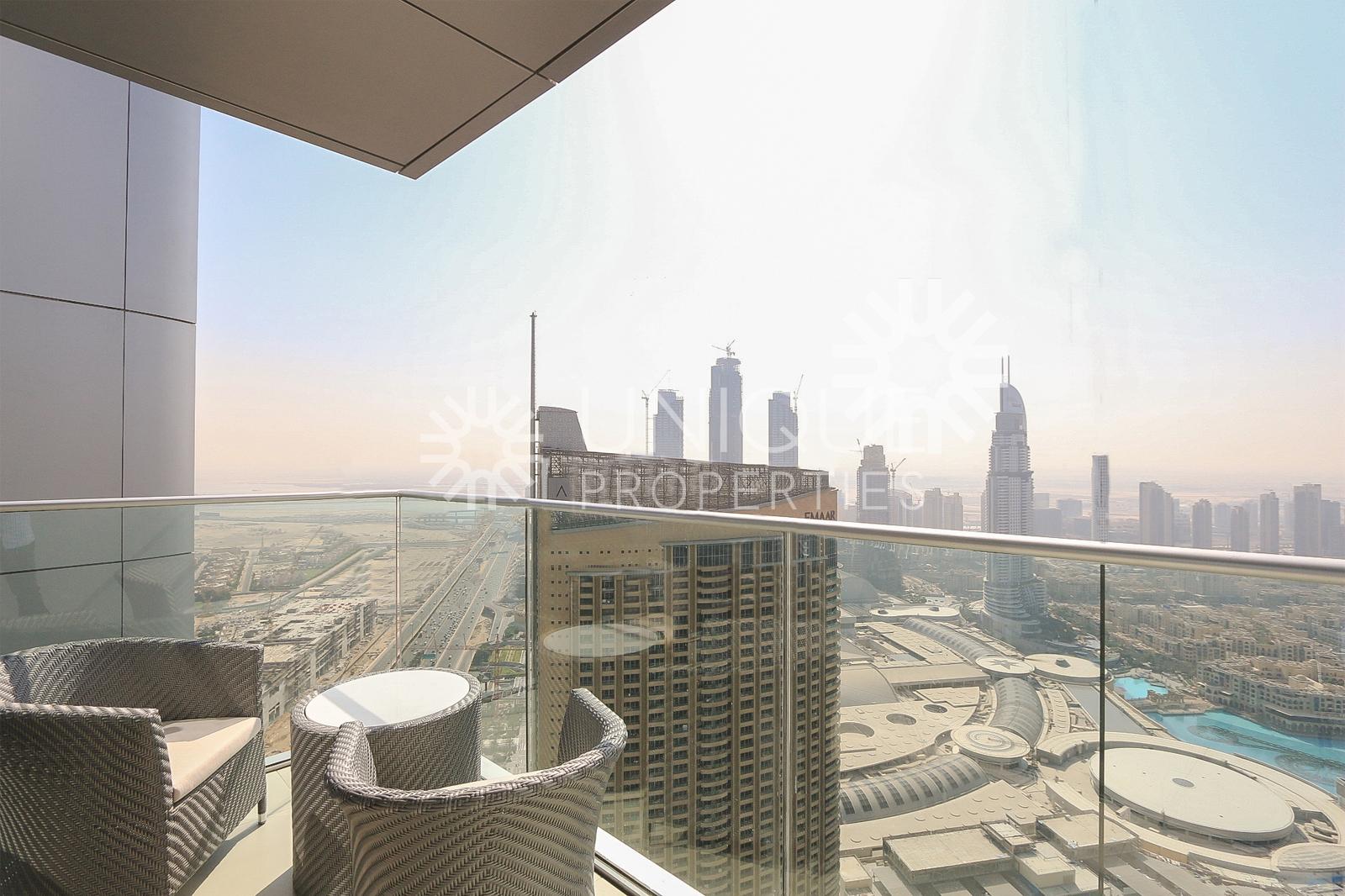 Burj Khalifa View | Fully Furnished | Vacant