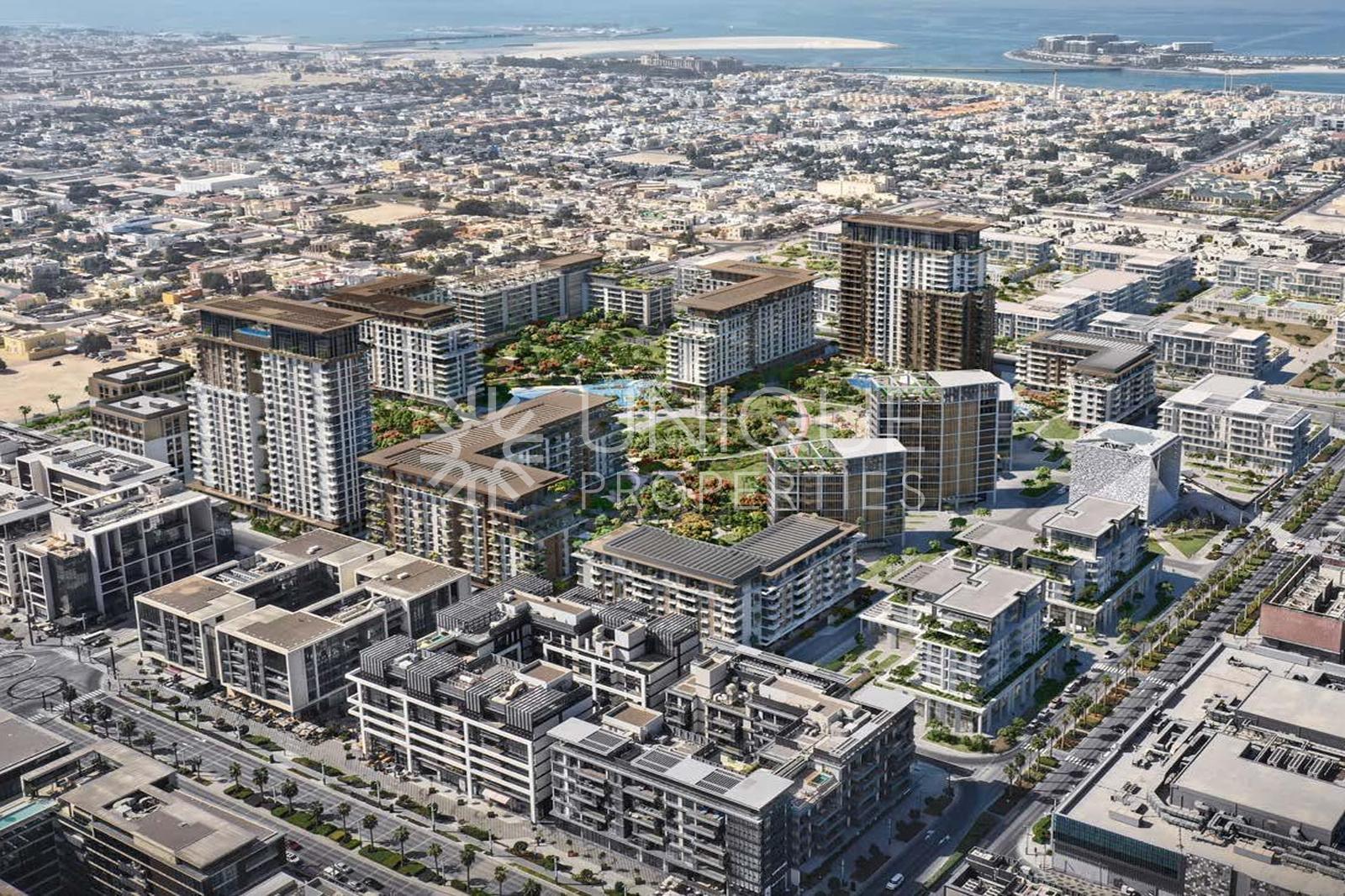 High Floor | Park & Burj View | 2 Bath