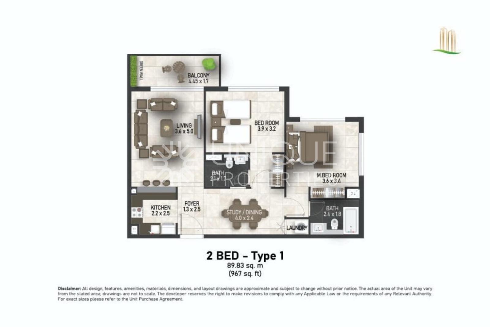 Branded |End unit| Mortgage applicable|Close to OP