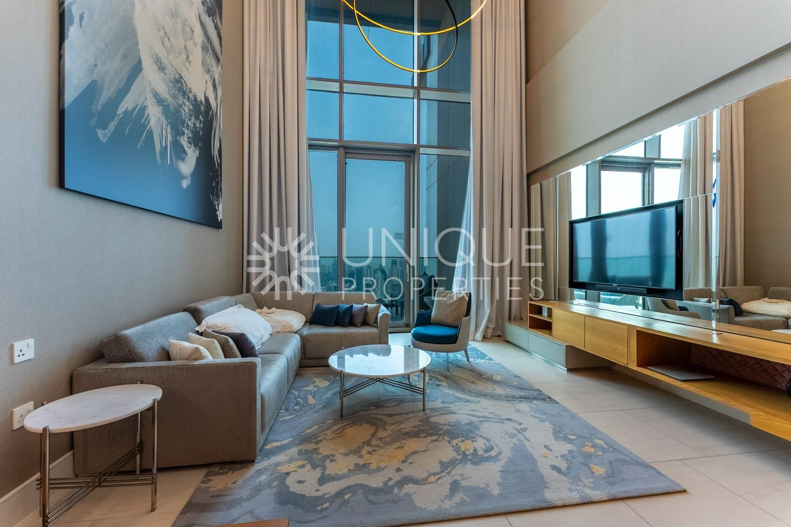 High Floor 1Bed Loft | Burj View | Fully Furnished