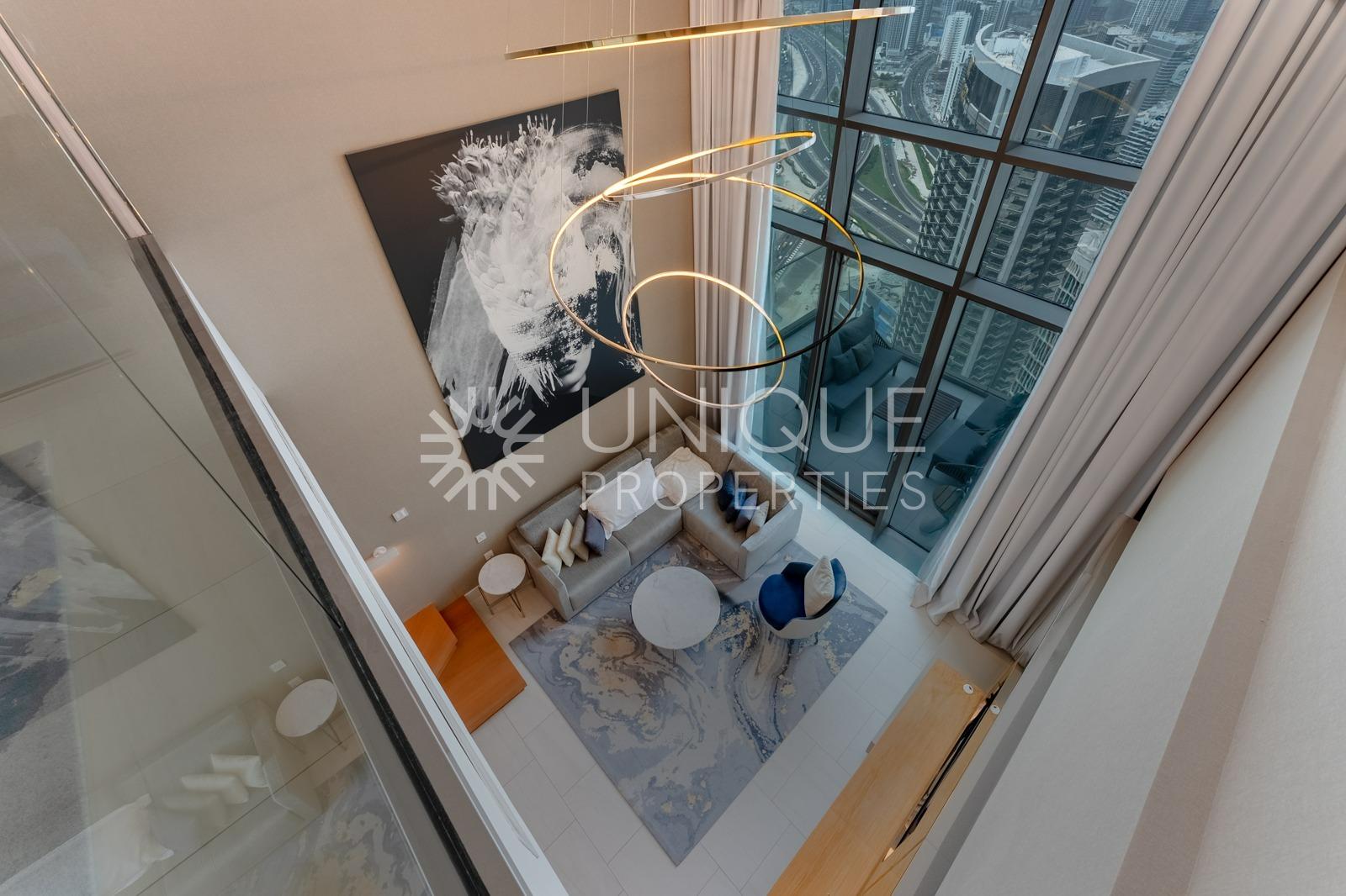 High Floor 1Bed Loft | Burj View | Fully Furnished