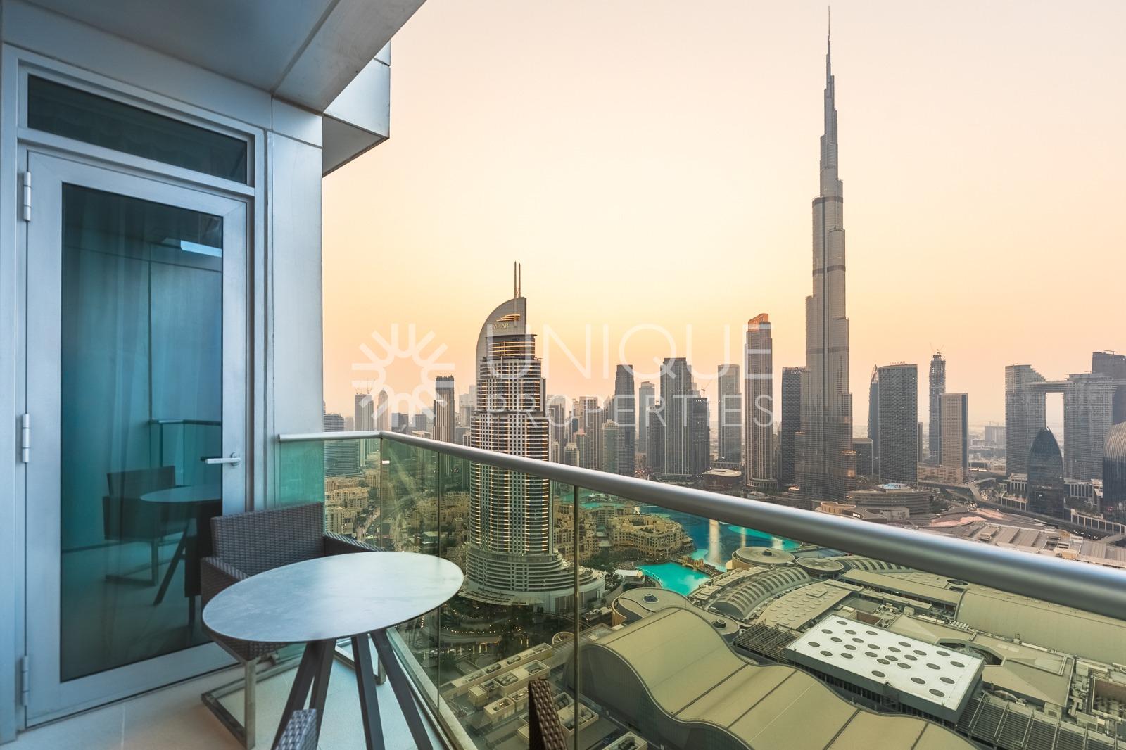 Vacant | Furnished | Burj Khalifa+Fountain Views