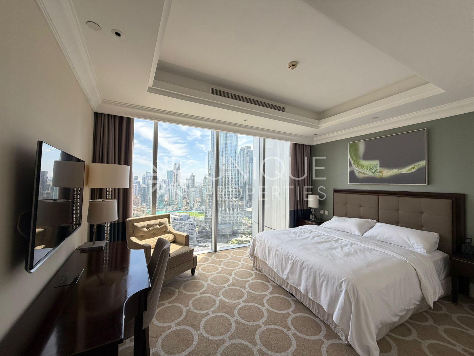 Burj Khalifa View | Fully Furnished | Vacant