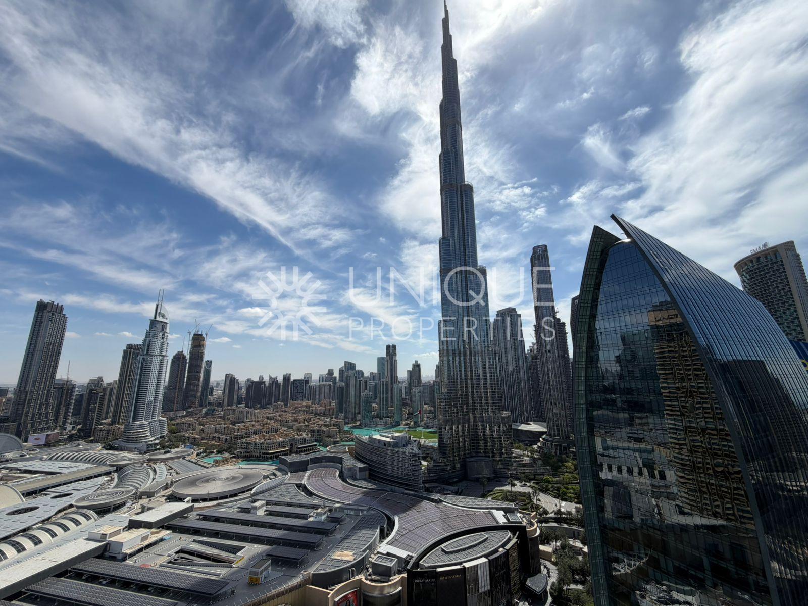 Burj Khalifa View | Fully Furnished | Vacant