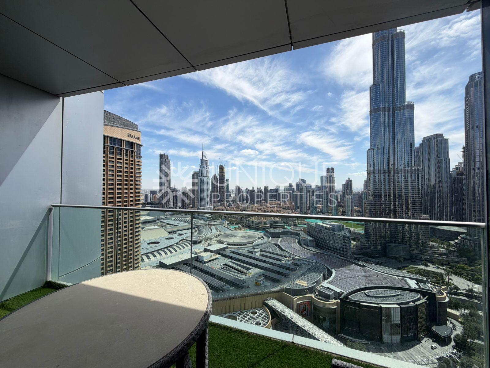 Burj Khalifa View | Fully Furnished | Vacant