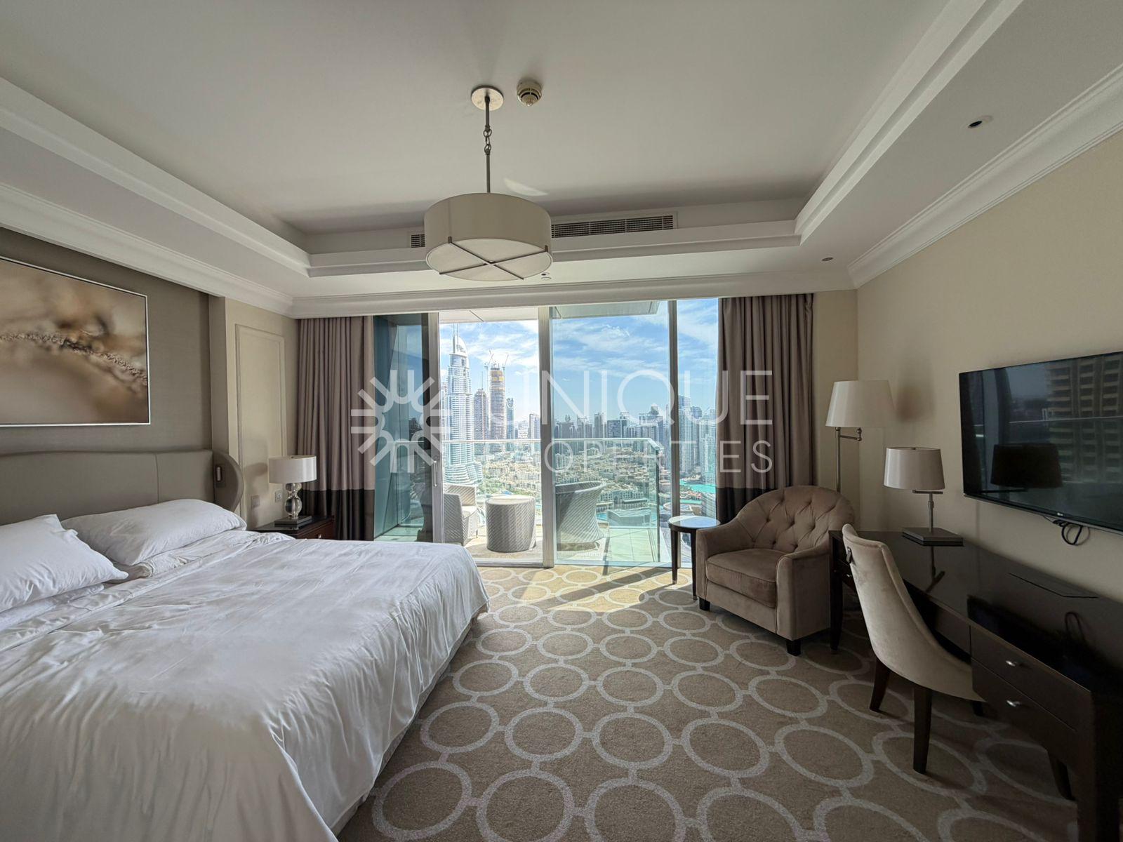 Burj Khalifa View | Fully Furnished | Vacant