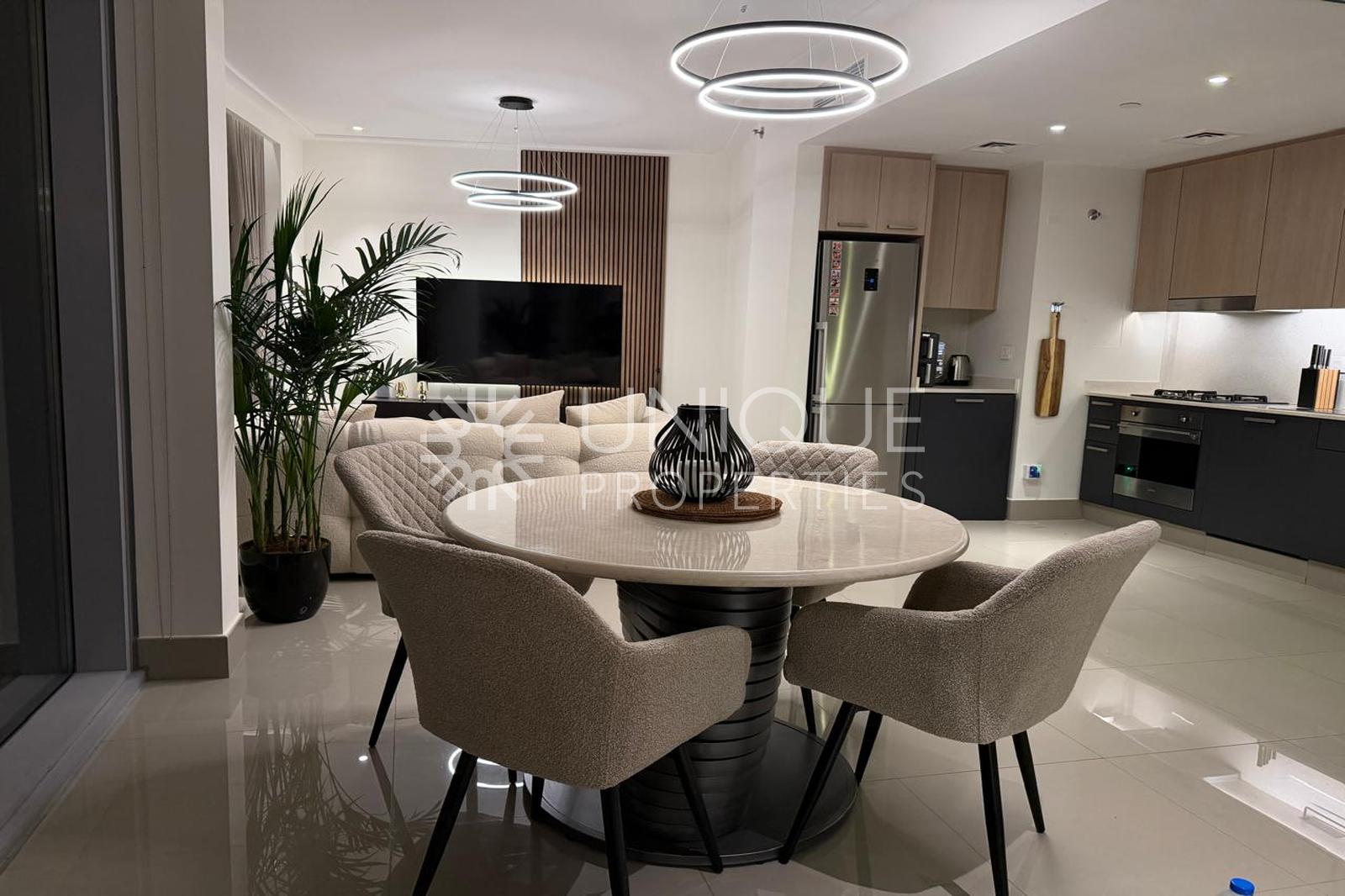 High Floor | Unfurnished | Fountain Views