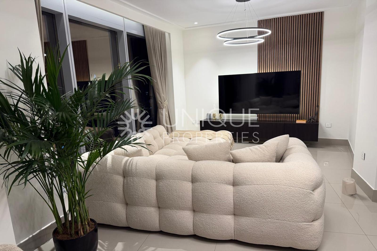 High Floor | Unfurnished | Fountain Views