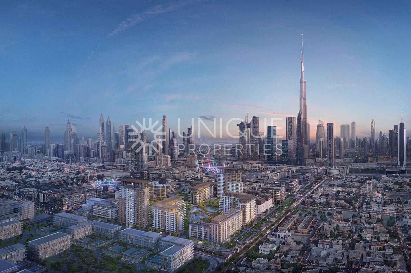 High Floor | Park & Burj View | 2 Bath